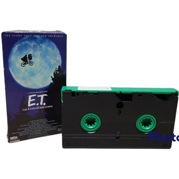 * E.T. The Extra Terrestrial original 1st release VHS Movie 1988 green edt. VG - Picture 5 of 5